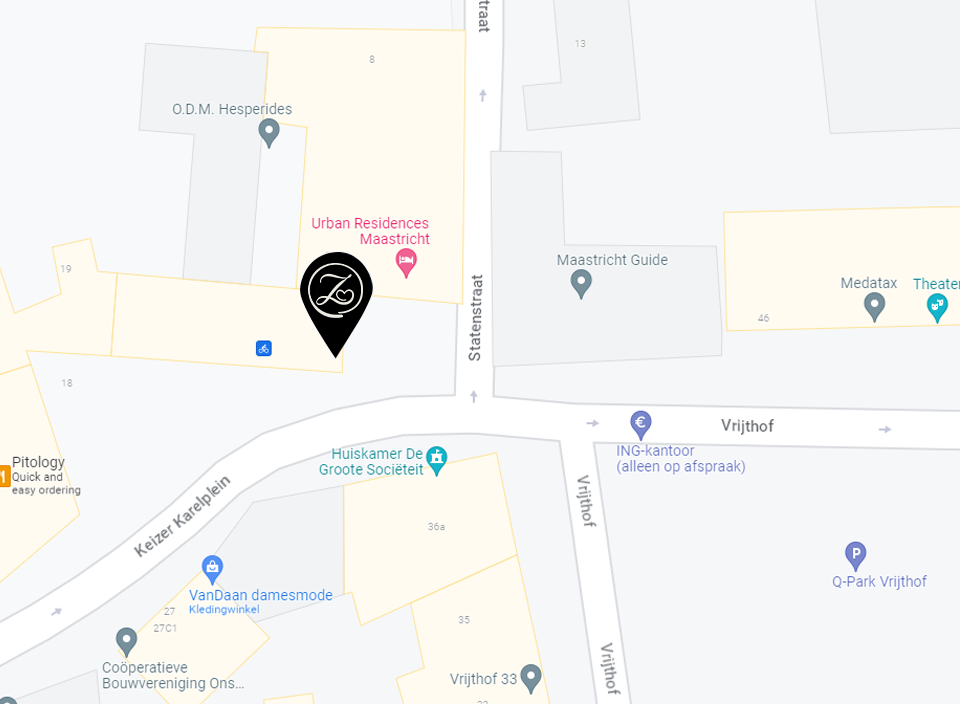 Hier vind je 't Zusje Maastricht.